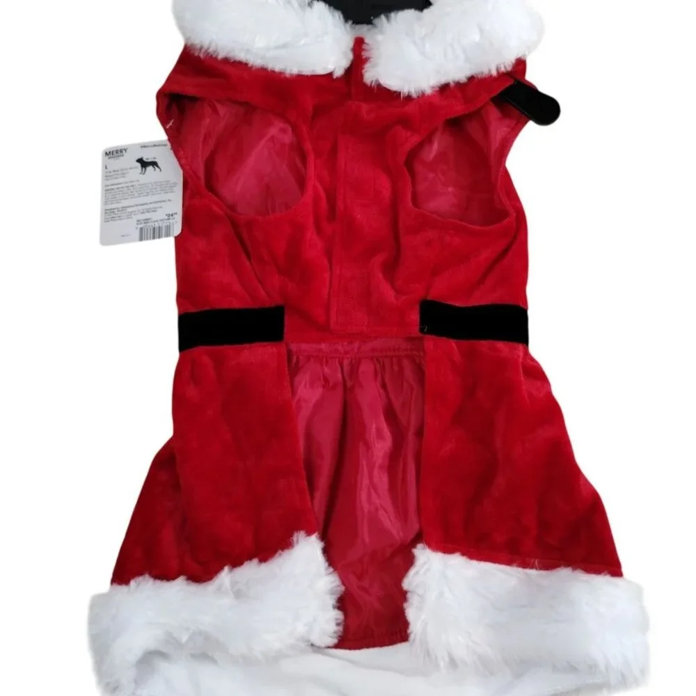 Merry Makings Mrs. Claus Pet Dog Large 17 to 19 inch Costume